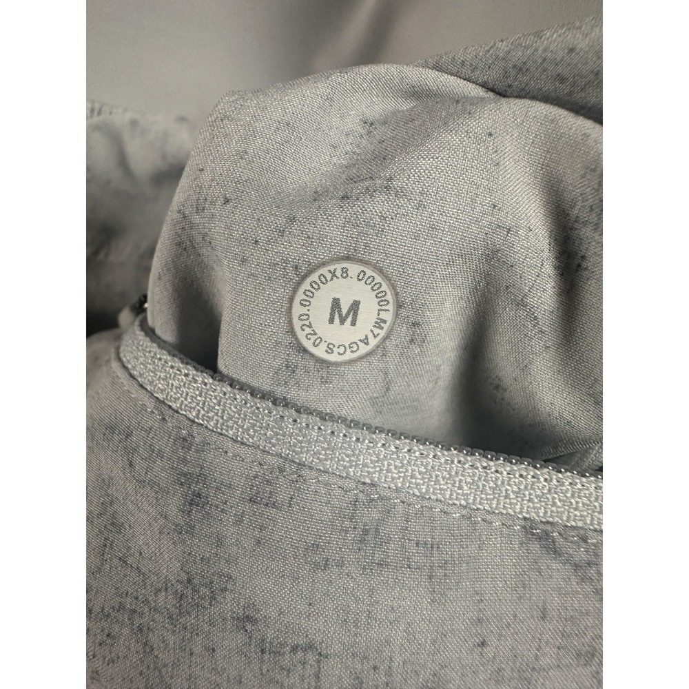 Lululemon Shorts Mens Medium Gray Marble Athletic Training Drawstring Waist - Picture 6 of 8